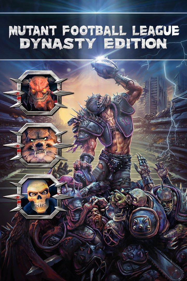 Mutant Football League Dynasty Edition box art for Xbox One